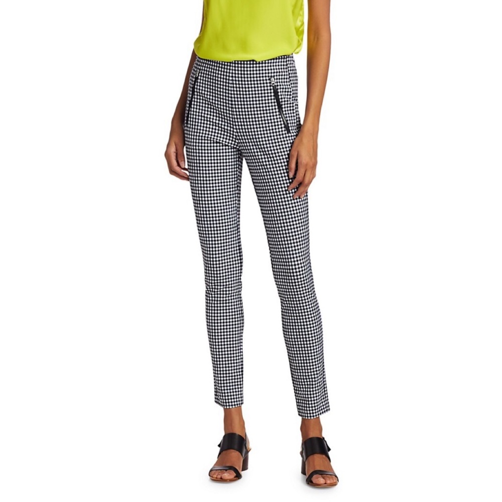RAG & BONE NWT Simone Gingham Zip Pants Size 0